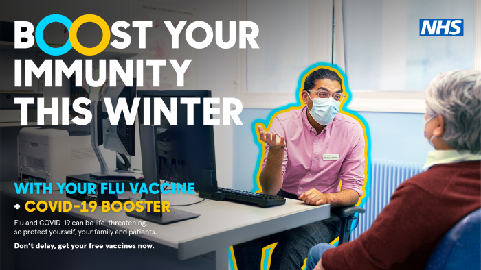 Boost Your Immunity This Winter with your flu vaccine & covid-19 booster flu adn covid-19 can be life-threatening so protect yourself your family and patients don