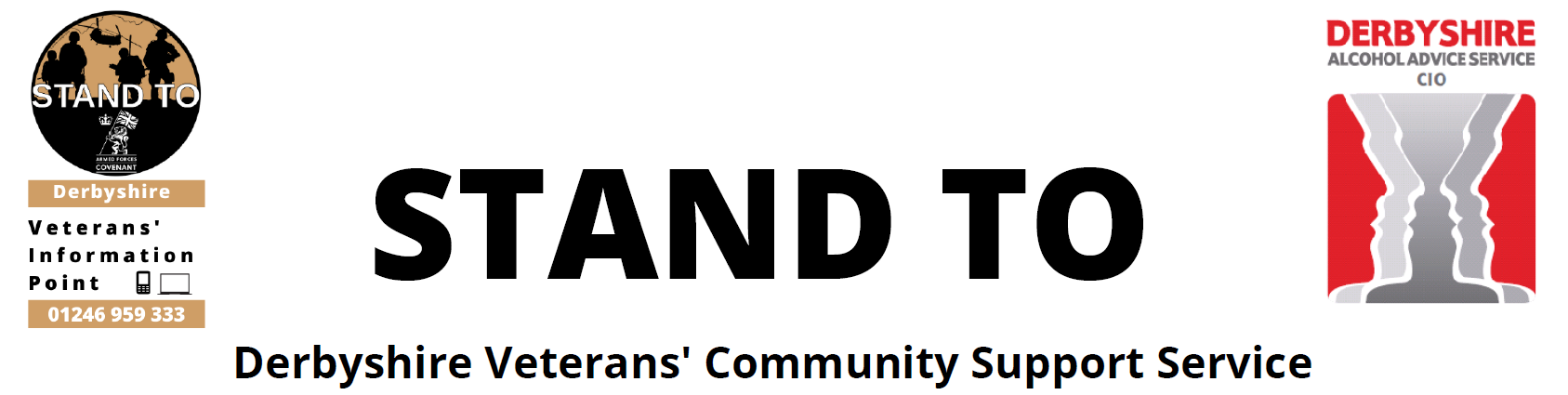 Stand TO. Derbyshire Veterans